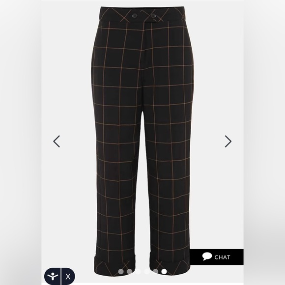 Phase Eight Aston Check Trouser with cuffed hem - Picture 3 of 11